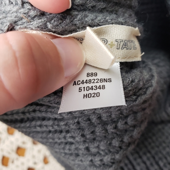 Tucker and tate kids knit beanie hat grey one size - Picture 4 of 4